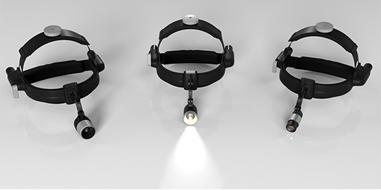 battery powered surgical headlight