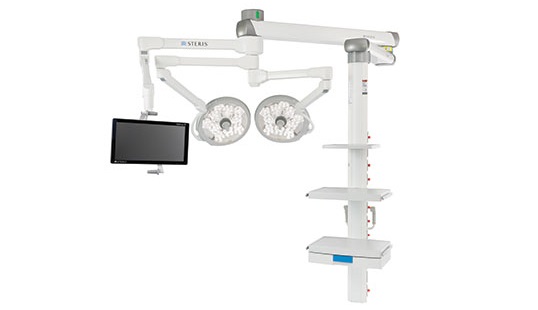 surgical boom equipment central ceiling mount