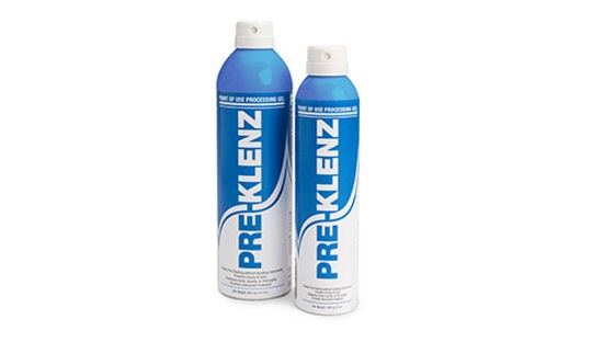 PREKLENZ gel initiates point-of-use pre-cleaning of surgical instruments