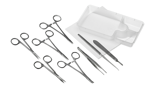 Single-use surgical instrument procedure pack