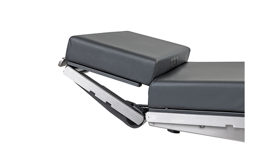Surgical Table headrest for tracheal intubation