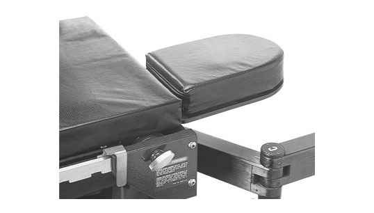 Carbon Fiber Hip Rest with Pad