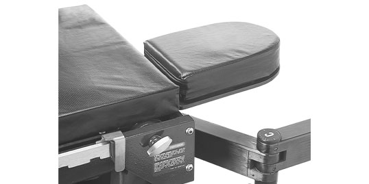 Carbon Fiber Sacral Rest Options