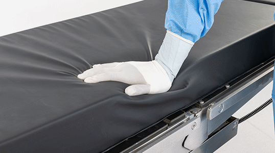 Operating table pads for X-ray