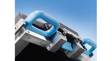 Removable head section with integrated handles enable smooth movement