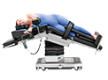 Lateral position with kidney elevation for kidney and thoracic procedures