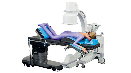 neuro and spinal procedures on the CMAX surgical table