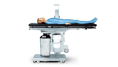 female patient on Steris 4085 General Surgical Table
