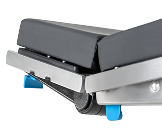 Single-Handle Dual Articulating Headrest