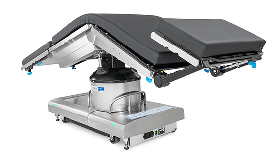 Surgical Table with middle raised up