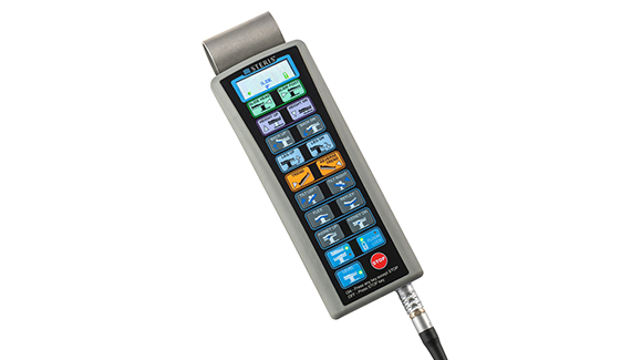 Up Close of Surgical Table Remote