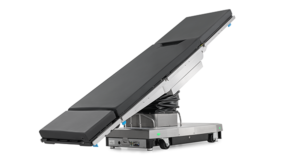 Surgical Table Angled downward