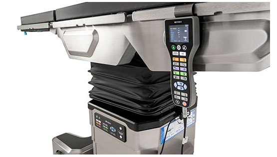 Surgical Bed with Hand Control