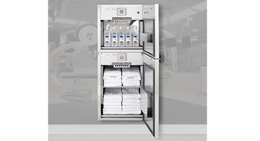 Pass-Thru Warming Cabinet Open