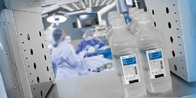 Pass-Thru Warming Cabinet Open