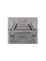Three level manifold rack with removable MIS upper level