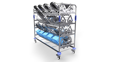 high capacity cart washers