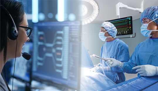 Remote support for STERIS OR integration systems