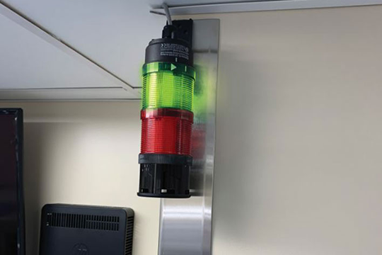 Remote Cart Washer Alarm