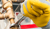 Preventive maintenance on equipment.