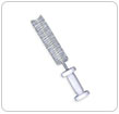 Valve control head cleaning brush endoscopy