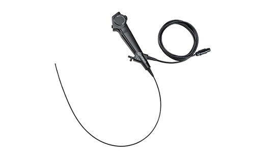 Flexible, single-use ureteroscope.