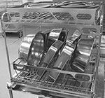 Two level vision manifold rack