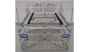 Three level manifold rack with removable MIS upper level